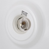 Светильник подвесной TDM НСБ 2537/1 Steel 40 Вт Е27 опал, шнур белый