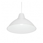 Светильник подвесной TDM НСБ 2537/1 Steel 40 Вт Е27 опал, шнур белый