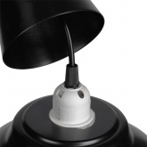 Светильник подвесной TDM НСБ 2537/1 Steel 40 Вт Е27 черный, шнур черный