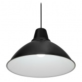 Светильник подвесной TDM НСБ 2537/1 Steel 40 Вт Е27 черный, шнур черный