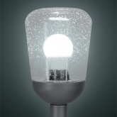 Светильник садово-парковый TDM Мадрид 60W E27 стойка, алюминий, прозрачное/серый