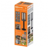 Светильник садово-парковый TDM Женева 60W E27 стойка, алюминий, прозрачное/черный