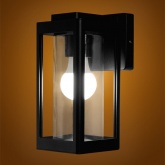 Светильник садово-парковый TDM Женева 60W E27 вниз, алюминий, прозрачн/черный