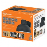 Светильник садово-парковый TDM Бостон-1 60W E27 D200 мм, вниз, металл, черный