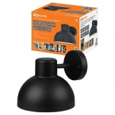 Светильник садово-парковый TDM Бостон-1 60W E27 D200 мм, вниз, металл, черный