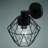 Светильник садово-парковый TDM Доминго 60W E27 вниз, металл, черный