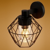 Светильник садово-парковый TDM Доминго 60W E27 вниз, металл, черный