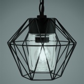 Светильник садово-парковый TDM Доминго 60W E27 подвес, металл, черный
