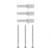 Светильник садово-парковый TDM LED Аура 6W 3000K алюминий/черный IP65 H500 мм