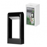 Светильник садово-парковый TDM LED Аура 6W 3000K алюминий/черный IP65 H300 мм