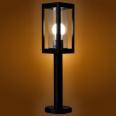 Светильник садово-парковый TDM Женева 1х60W E27 столб H500mm алюминиевый прозрачное/черный