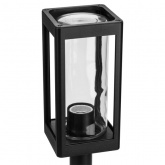 Светильник садово-парковый TDM Женева 1х60W E27 столб H500mm алюминиевый прозрачное/черный