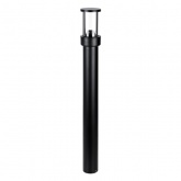 Светильник садово-парковый TDM Лахти 1х60W E27 столб H1000mm алюминиевый прозрачное/черный