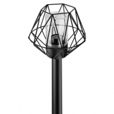 Светильник садово-парковый TDM Доминго 1х60W столб H800mm черный, металл E27
