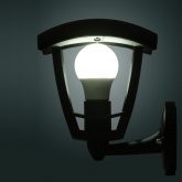 Светильник садово-парковый TDM Сити НБУ 07-60-001 У1 4-х гранник настенный вверх черный