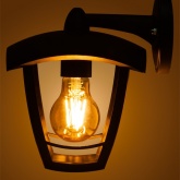 Светильник садово-парковый TDM Сити НБУ 07-60-002 У1 4-х гранник настенный вниз черный