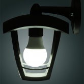 Светильник садово-парковый TDM Сити НБУ 07-60-002 У1 4-х гранник настенный вниз черный