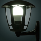 Светильник садово-парковый TDM Сити НБУ 07-60-003 У1 6-ти гранник настенный вверх черный