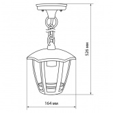 Светильник садово-парковый TDM Сити НСУ 07-60-002 У1 6-ти гранник подвесной черный