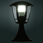 Светильник садово-парковый TDM Сити НТУ 07-60-003 У1 6-ти гранник напольный черный