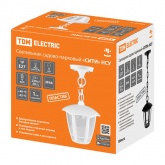 Светильник садово-парковый TDM Сити НСУ 07-60-001 У1 4-х гранник подвесной белый