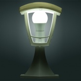 Светильник садово-парковый TDM Сити НТУ 07-60-001 У1 4-х гранник напольный белый