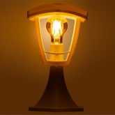 Светильник садово-парковый TDM Сити НТУ 07-60-001 У1 4-х гранник напольный белый