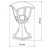 Светильник садово-парковый TDM Сити НТУ 07-60-001 У1 4-х гранник напольный белый