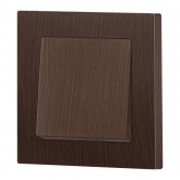 Выключатель одноклавишный Intro Accent 10А-250В IP20 венге 6-101-10