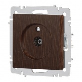 Розетка TV Intro Accent одиночная IP20 венге 6-301-10