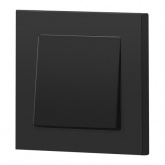 Переключатель одноклавишный Intro Accent 10А-250В IP20 антрацит 6-103-05