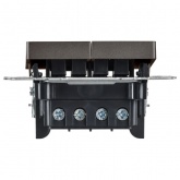 Переключатель перекрестный 2-клавишный ИЭК BRITE 10А бронза (ВС10-2-3-БрТБ)