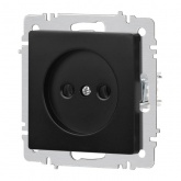 Розетка Intro Accent 2Р 16А-250В IP20 антрацит 6-201-05