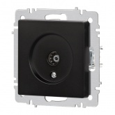 Розетка TV Intro Accent одиночная IP20 антрацит 6-301-05