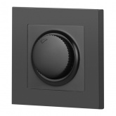 Светорегулятор Intro 600Вт поворотный 230В IP20 антрацит 6-401-05