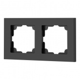 Рамка на 2 поста Intro Accent антрацит 6-502-05