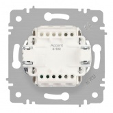 Выключатель одноклавишный с подсветкой Intro Accent 10А-250В IP20 сосна 6-102-11