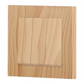 Выключатель тройной Intro Accent 10А-250В IP20 сосна 6-106-11