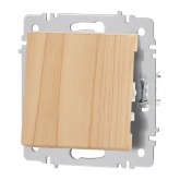 Переключатель одноклавишный Intro Accent 10А-250В IP20 сосна 6-103-11