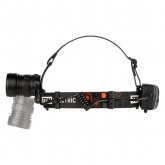 Фонарь налобный TDM 12 аккумуляторный 5W CREE + 3W COB Li-Ion 3,7V 2x18650 2,4Ah 650Lm USB