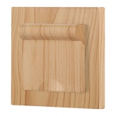 Розетка Intro Accent 2P+E Schuko с крышкой 16А-250В IP20 сосна 6-203-11