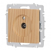 Розетка TV Intro Accent одиночная IP20 сосна 6-301-11