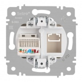 Розетка информационная Intro Accent RJ45 IP20 сосна 6-303-11