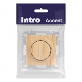 Светорегулятор Intro 600Вт поворотный 230В IP20 сосна 6-401-11