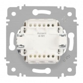 Выключатель одноклавишный Intro Accent 10А-250В IP20 графит 6-101-07