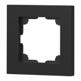 Рамка на 1 пост Intro Accent графит 6-501-07