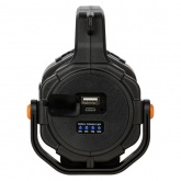 Фонарь светодиодный TDM Прожектор 6 аккумуляторный 5W LED+10 SMD+9 SMD 400Lm 3,7V 2x18650 2,4 Ah