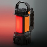 Фонарь светодиодный TDM Прожектор 6 аккумуляторный 5W LED+10 SMD+9 SMD 400Lm 3,7V 2x18650 2,4 Ah