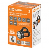 Фонарь светодиодный TDM Прожектор 7 аккумуляторный, 3W LED+COB, 120Lm, 3,7V, 1,5 Ah, USB