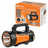 Фонарь светодиодный TDM Прожектор 8 аккумуляторный, 5W LED, 220Lm, 3,7V, 2,4 Ah, USB